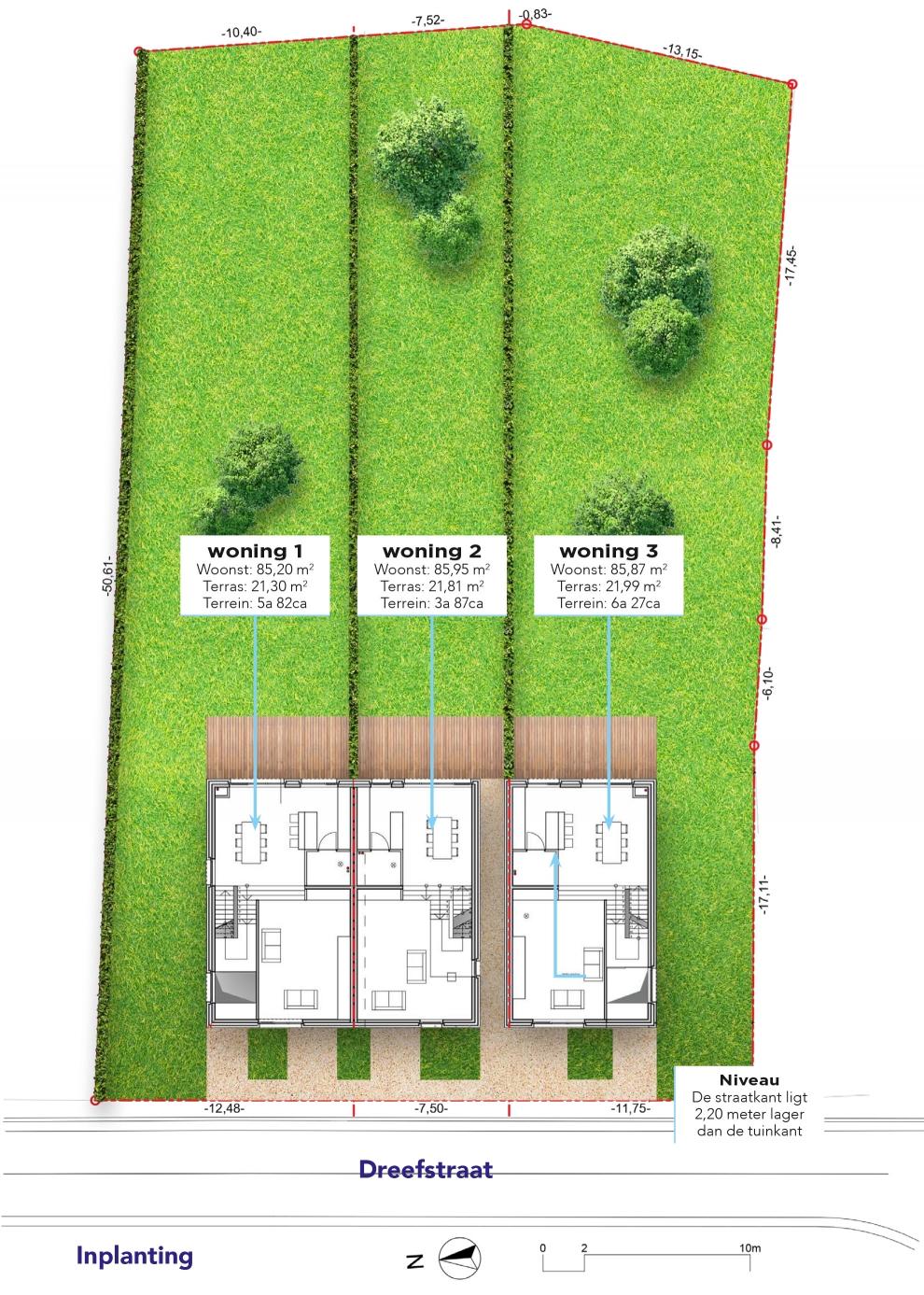 locatie 3 woningen