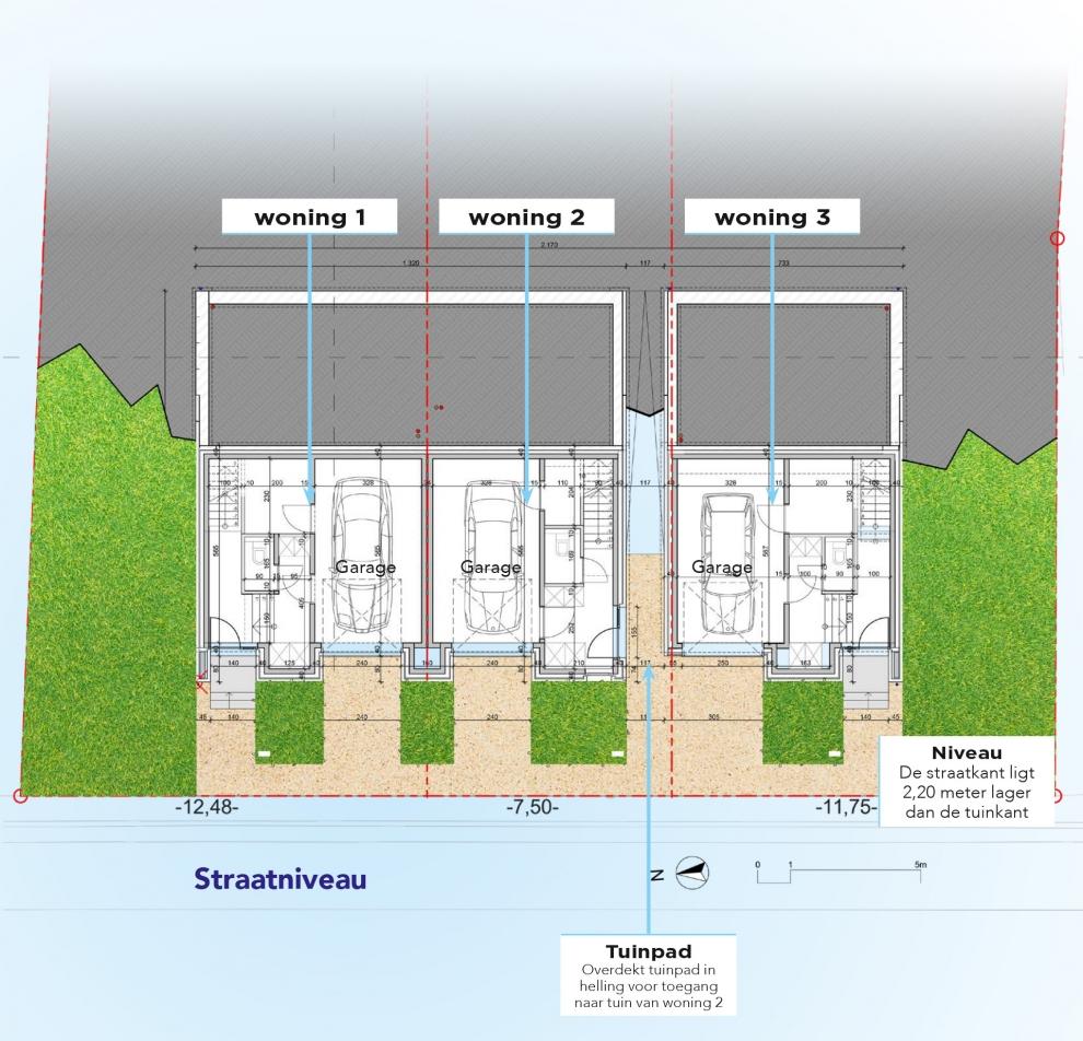 locatie 3 woningen