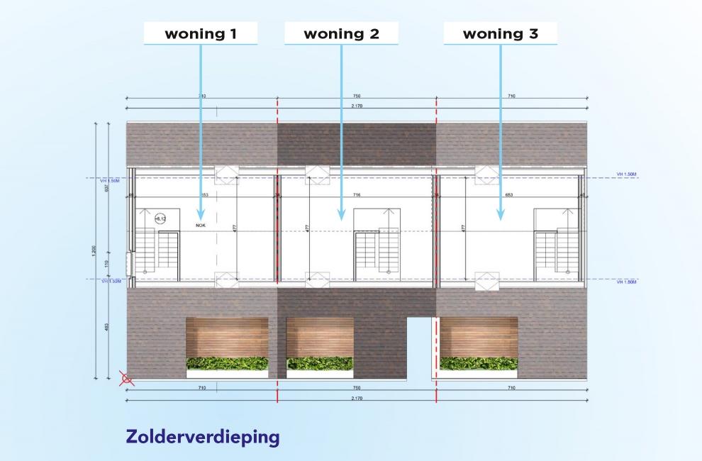 locatie 3 woningen