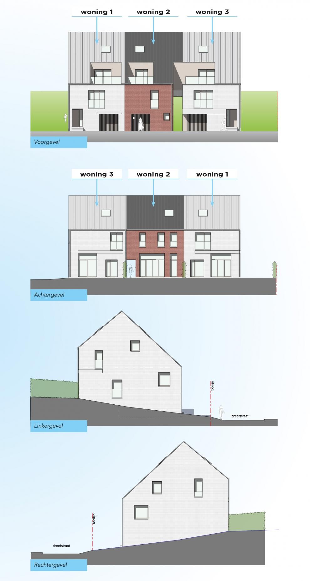 locatie 3 woningen